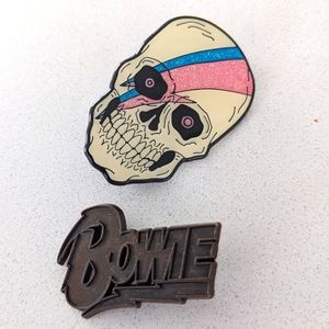 David Bowie Enamel Pins
